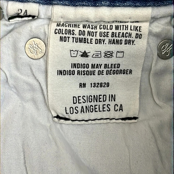 Lovers + Friends Elijah Denim Mini Skirt in Baxter Wash - Size 24 - Picture 7 of 9